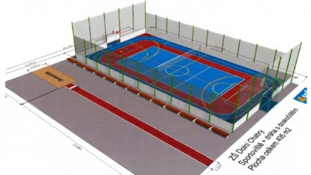Rekonstrukce sportoviště za školou má vybraného zhotovitele