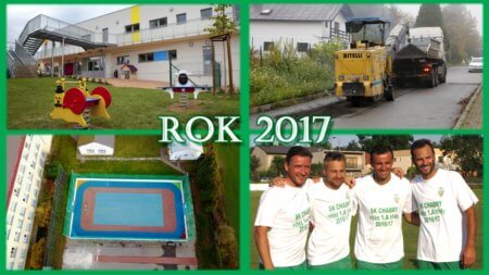 Rok 2017: Nová školka a hřiště, noční bus, opravy silnic i divadlo a fotbal