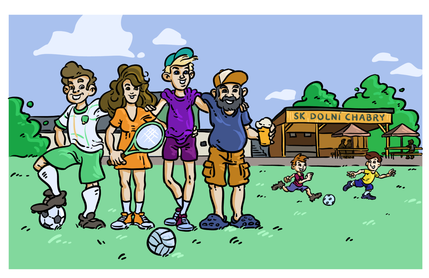 Nové centrum dění v Chabrech